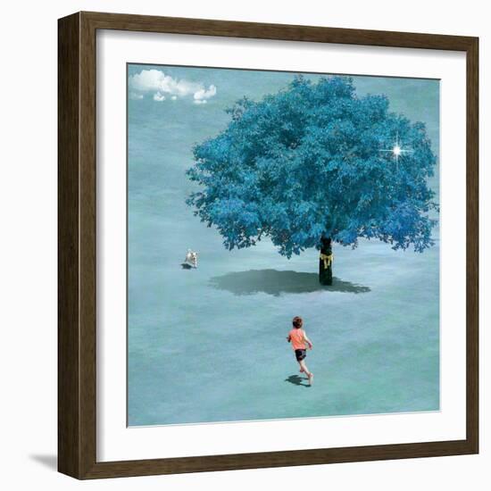 Meeting In Heaven-Nancy Tillman-Framed Art Print