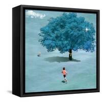 Meeting In Heaven-Nancy Tillman-Framed Stretched Canvas