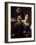 Meeting in Tavern-Valentin de Boulogne-Framed Giclee Print