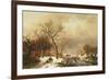 Meeting in the Snow-Frederik Marianus Kruseman-Framed Giclee Print