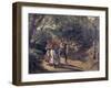 Meeting in the Woods-Ferdinand Waldmüller-Framed Giclee Print