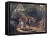 Meeting in the Woods-Ferdinand Waldmüller-Framed Stretched Canvas