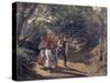 Meeting in the Woods-Ferdinand Waldmüller-Stretched Canvas