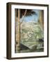 Meeting (landscape)-Andrea Mantegna-Framed Art Print