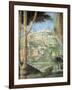 Meeting (landscape)-Andrea Mantegna-Framed Art Print