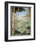 Meeting (landscape)-Andrea Mantegna-Framed Art Print