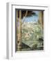 Meeting (landscape)-Andrea Mantegna-Framed Art Print