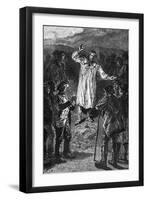 Meeting of Agricultural Labourers at Wootton Bassett, Wiltshire, C19th Century-null-Framed Premium Giclee Print