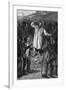 Meeting of Agricultural Labourers at Wootton Bassett, Wiltshire, C19th Century-null-Framed Premium Giclee Print