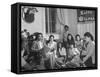 Meeting of Alpha Kappa Alpha Sorority at Howard University-null-Framed Stretched Canvas