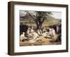 Meeting of Arabian Chiefs-Horace Vernet-Framed Art Print