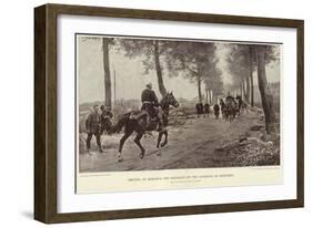 Meeting of Bismarck and Napoleon on the Causeway of Donchery-Anton Alexander von Werner-Framed Giclee Print