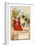 Meeting of Cardinal Richelieu and Jules Mazarin, 17th Century-null-Framed Giclee Print