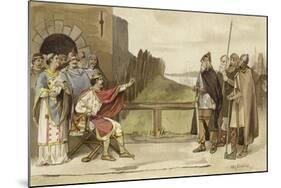 Meeting of Charles the Bald and Roruk the Norseman, Nijmegen, 870-Willem II Steelink-Mounted Giclee Print