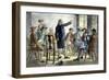 Meeting of Colonists Protesting British Treatment Before the American Revolution-null-Framed Giclee Print