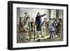 Meeting of Colonists Protesting British Treatment Before the American Revolution-null-Framed Giclee Print