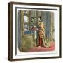 Meeting of Edward IV of England and Louis XI of France at Picquigny, France, 1475 (1864)-James William Edmund Doyle-Framed Giclee Print