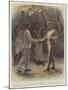 Meeting of Emin Pasha and Mr Stanley at Kavalli, 29 April 1888-null-Mounted Giclee Print