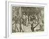 Meeting of Emin Pasha and Mr Stanley-null-Framed Giclee Print