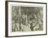 Meeting of Emin Pasha and Mr Stanley-null-Framed Giclee Print