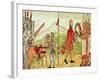 Meeting of Hernando Cortes and Montezuma-Diego Duran-Framed Giclee Print