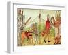 Meeting of Hernando Cortes and Montezuma-Diego Duran-Framed Giclee Print
