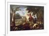 Meeting of Isaac and Rebecca, Ca 1640-Giovanni Benedetto Castiglione-Framed Giclee Print