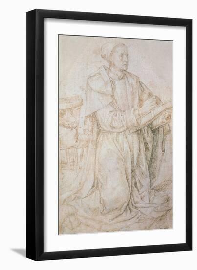 Meeting of Jacob and Rachel-Hugo van der Goes-Framed Giclee Print