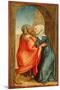 Meeting of Joachim and Anne (Oil on Panel)-Hans Suess Kulmbach-Mounted Giclee Print