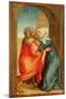 Meeting of Joachim and Anne (Oil on Panel)-Hans Suess Kulmbach-Mounted Giclee Print