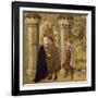 Meeting of Joachim and Anne Outside Golden Gate at Jerusalem-Jaume Huguet-Framed Giclee Print