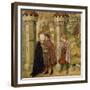 Meeting of Joachim and Anne Outside Golden Gate at Jerusalem-Jaume Huguet-Framed Giclee Print