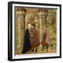 Meeting of Joachim and Anne Outside Golden Gate at Jerusalem-Jaume Huguet-Framed Giclee Print