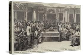 Meeting of Mahomedans at Penang (Prince of Wales's Island) to Express Sympathy with the Sultan of T-null-Stretched Canvas