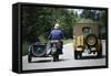 Meeting of Military Vehicles, Moto Guzzi Sidecars, 1941-null-Framed Stretched Canvas