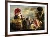 Meeting of Odysseus and Nausicaa-Jacob Jordaens-Framed Art Print