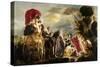 Meeting of Odysseus and Nausicaa-Jacob Jordaens-Stretched Canvas