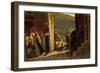 Meeting of Peasants, 1861-Cristiano Banti-Framed Giclee Print