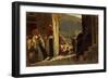 Meeting of Peasants, 1861-Cristiano Banti-Framed Giclee Print