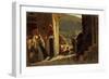 Meeting of Peasants, 1861-Cristiano Banti-Framed Giclee Print