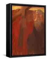 Meeting of Pious Women, Stations of Cross, 1901-Gaetano Previati-Framed Stretched Canvas