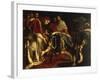 Meeting of Pope Leo X & King Francis I of France in Palazzo Pubblico at Bologna, 11 December 1515-Giovanni Bilivert-Framed Giclee Print