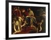 Meeting of Pope Leo X & King Francis I of France in Palazzo Pubblico at Bologna, 11 December 1515-Giovanni Bilivert-Framed Giclee Print