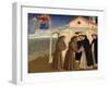 Meeting of Saint Francis and Saint Dominic (Scenes from the Life of Saint Francis of Assisi), C.142-Fra (c 1387-1455) Angelico-Framed Giclee Print