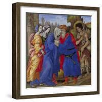 Meeting of Saints Joachim and Anne at the Golden Gate, 1497-Filippino Lippi-Framed Giclee Print