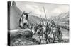 Meeting of Saxon Chiefs-G.F. Scott Elliot-Stretched Canvas