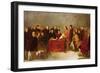 Meeting of the Academy Or, Natural History Examination in Venice (Oil on Canvas)-Italian School-Framed Giclee Print