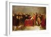 Meeting of the Academy Or, Natural History Examination in Venice (Oil on Canvas)-Italian School-Framed Giclee Print