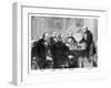Meeting of the Arbitrators on the 'Alabama' Claims at Geneva, 1871 (Late 19th Centur)-null-Framed Giclee Print