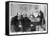 Meeting of the Arbitrators on the 'Alabama' Claims at Geneva, 1871 (Late 19th Centur)-null-Framed Stretched Canvas